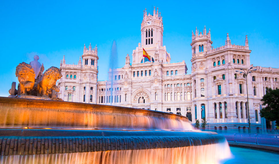 Spain Residency- Cibeles fountain at Plaza de Cibeles in Madrid
