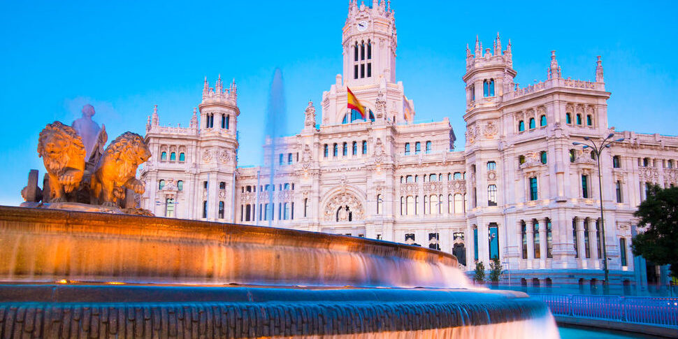Spain Residency- Cibeles fountain at Plaza de Cibeles in Madrid